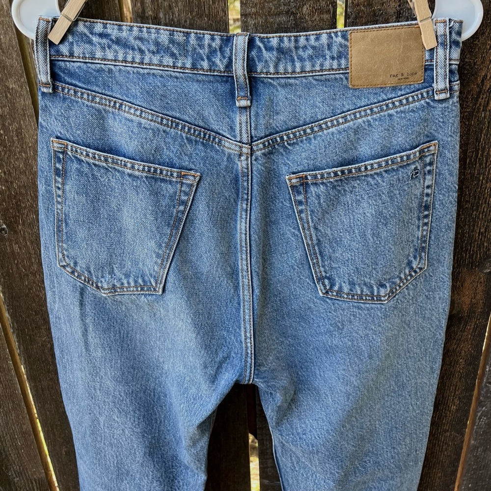 Rag & Bone Wm’s Nina High-Rise Ankle Cigarette Jean In Norwalk Wash Sz 28 - Picture 12 of 16